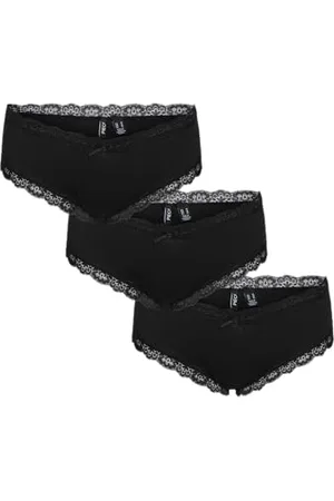Pieces® Damen Pcnola Low Cut Hipster 3-Pack Noos 17108468, ,XS