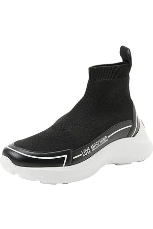 Moschino Damen Sneaker, Nero, 36 EU