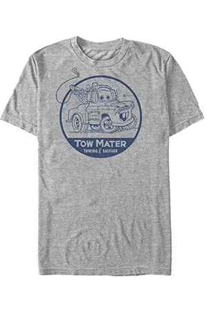 Disney Unisex Cars 1-2 Tow Mater Organic Short Sleeve T-shirt T-Shirt, , M