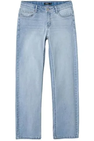 NAME IT Mädchen Nlftariannes Dnm Lw Straight Pant Noos Jeans, , 152 EU