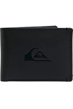 Quiksilver ™ New Miss Dollar Bifold Leather Wallet Männer, Schwarz