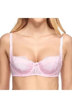 Susa Dirndl BH Push up Wiesn-Zauber, Bügel-Push-Up BH mit bestickten Soft Cup Schalen, BH mit einfachem Design für EIN Atemberaubendes Dekolleté