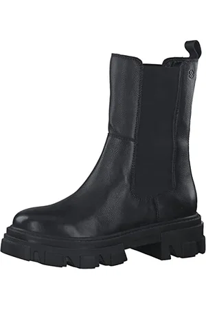 QS by s.Oliver Damen 5-5-25425-29 Chelsea-Stiefel, Black, 37 EU
