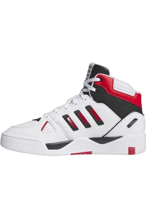 adidas Herren MIDCITY MID Shoes Basketball-Schuhe, Cloud White/Collegiate RED/core Black, 48 2/3 EU