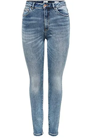 ONLY Damen ONLMILA HW SK ANK BB BJ13994 NOOS Skinny Jeans, Hell Blau, 26W / 30L