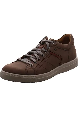 Jomos Herren Rallye Sneaker, Smoke/Cognac, 49 EU Weit