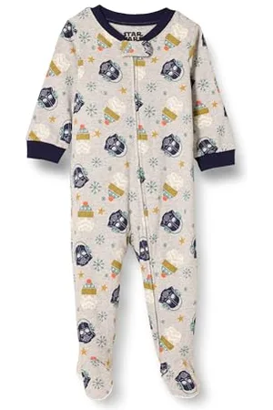 Amazon Disney | Marvel | Star Wars Unisex Baby Eng anliegender Pyjama aus Baumwolle mit Fuß, , Frühchen