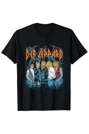 Def Leppard Hysterie Stadt San Antonio T-Shirt