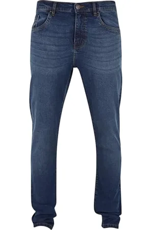 Urban classics Herren Jeans Heavy Ounce Slim Fit Jeans, Slim Fit Jeans für Männer, Karotte Schnitt, , 34