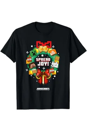 Minecraft Weihnachten Spread Joy! Xmas Crown Group Shot T-Shirt