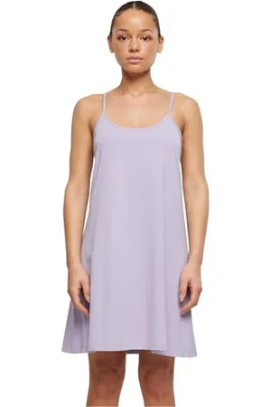Urban classics Damen TB6877-Ladies Stretch Jersey Hanger Dress Kleid, , XS
