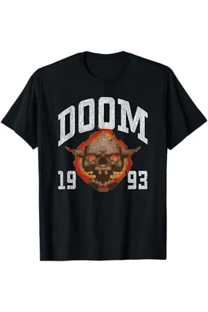DOOM Ripple Junction x 1993 Lost Soul Pixelated Skull T-Shirt