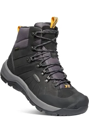 Keen Herren Revel 4 Mid Polar Schneestiefel, Black/Magnet, 43 EU