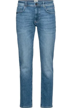Camel Active Herren Regular Fit Houston Stretch Jeanshose 32 Mittelblau menswear-35/32