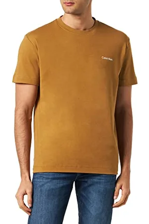 Calvin Klein Herren Micro Logo Interlock K10K109894 Kurzarm T-Shirts, , XS