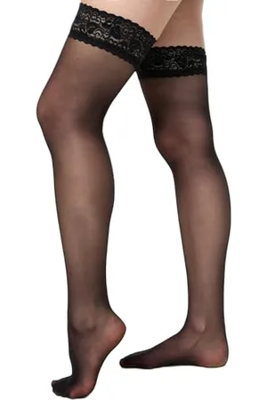 Nur Die Damen goodbye loopmazen hold Strumpfhose Halterlos, , 48 EU