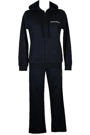 Emporio Armani Damen Interlock Lounge Zip Tracksuit Sweatshirt, , M