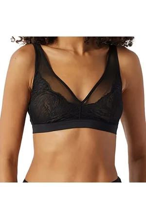 Schiesser Damen 166568 BH, Black, 80B
