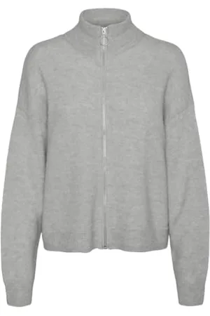 VERO MODA VMPALMA LS Highneck Zip Cardigan NOOS