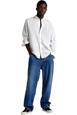 Pepe Jeans Herren Paytton Hemd, Weiß (Weiß), XXL