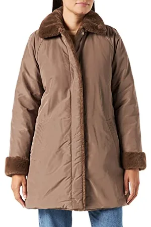 Geox Damen W Kaula Long Coat Mantel, , 50