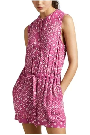 Pepe Jeans Damen Dalma Jumpsuit, Rosa (English Rose Pink), S