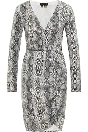 Faina Damen Abendkleid mit Pailletten naemi Kleid, , L