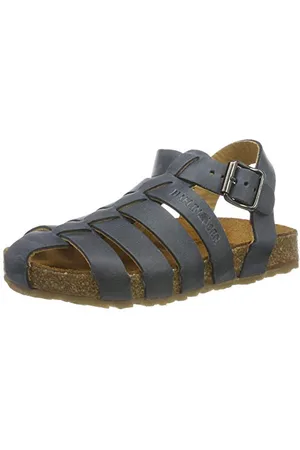 Haflinger Unisex-Kinder Pepe Römersandalen, Blau (Bali 835), 25 EU