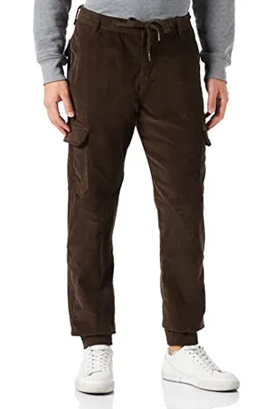 Urban classics Herren Corduroy Cargo Jogging Pants Hose, , M