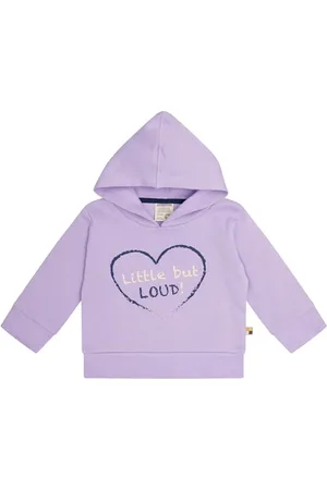 loud + proud Hoodie mit Druckmotiv, aus Bio Baumwolle, GOTS Zertifiziert
