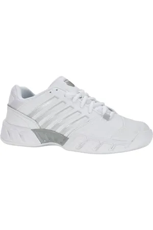 K-Swiss Performance Damen Bigshot Light 4 Carpet Tennis Shoe, White/Highrise/Silver, 41 EU