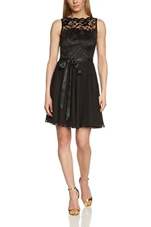 Swing Damen Cocktail Kleid mit floraler Spitze, Gr. 38