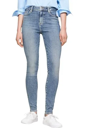 Tommy Hilfiger Damen Jeans Hose Harlem Skinny Fit, Blau (Kate), 32W/28L