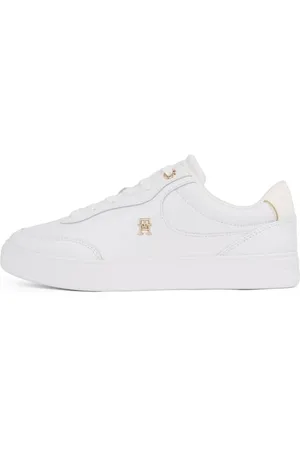 Tommy Hilfiger Damen Court Sneaker Essential Chic aus Leder, (White), 41