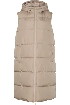 Pieces® Pcbee New Long Puffer Vest Bc