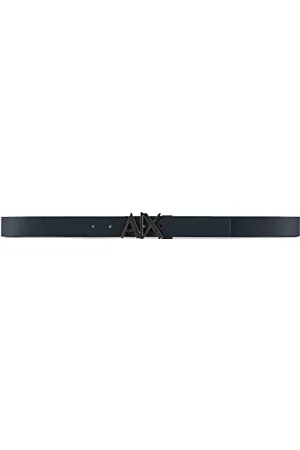Armani Exchange Herren Bicolor, Buckle Logo Belt, , S