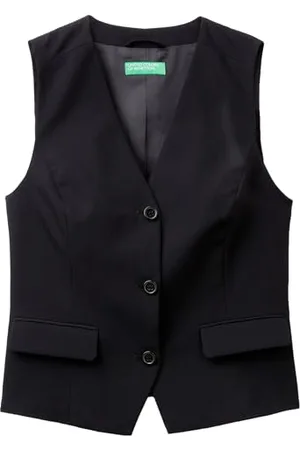 Benetton Damen Gilet 2oigdj00k Herren Weste, , 42