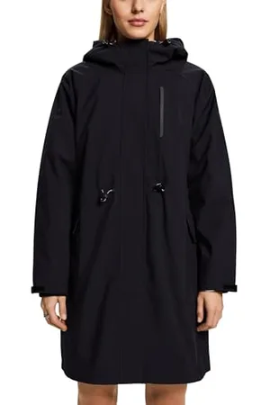 ESPRIT Damen 014ee1g387 Jacke, Schwarz, L EU