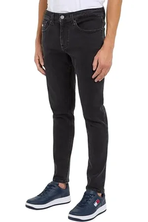 Tommy Hilfiger Herren Jeans Hose Austin Slim Fit, Blau ( Black), 32W/32L