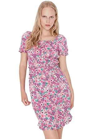 Trendyol Damen Maxikleid Standard Regular Dress Kleid, , 38 EU
