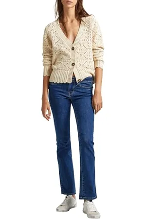 Pepe Jeans Damen Low Waist Slim Bootcut PL204594 Jeans, , 32W / 32L