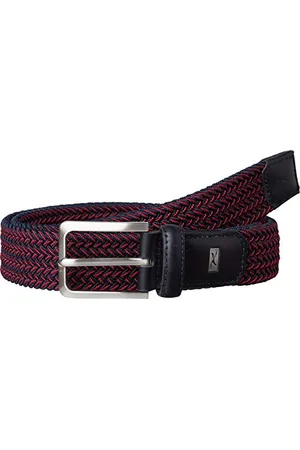 Brax Herren Hi-Flex Elastischer Lederflechtgürtel Gürtel, , 85