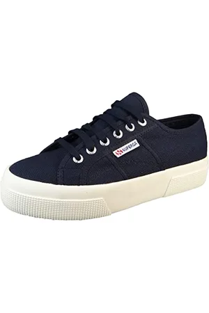 Superga Unisex 2740 Platform Oxford-Schuh, Marineblau Favorio, 42 EU