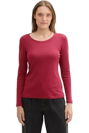TOM TAILOR Damen Basic Longsleeve, , M
