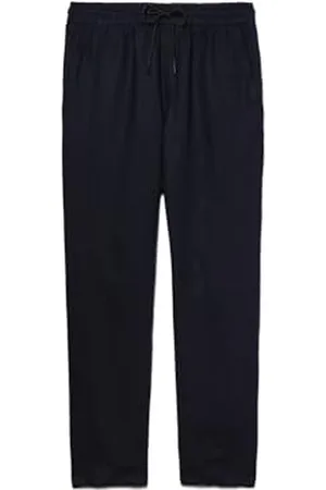 Sisley Mens Trousers 4AGHSF043 Pants, Blue, 38