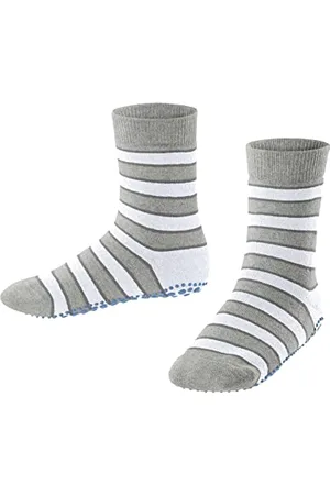 Falke Unisex Kinder Stoppersocken Simple Stripes K Hp Baumwolle rutschhemmende Noppen 1 Paar, , 39/42 EU