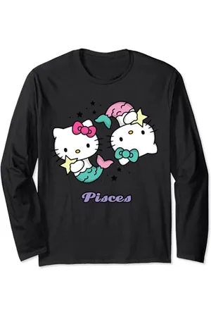 Hello Kitty Pisces Star Sign Langarmshirt