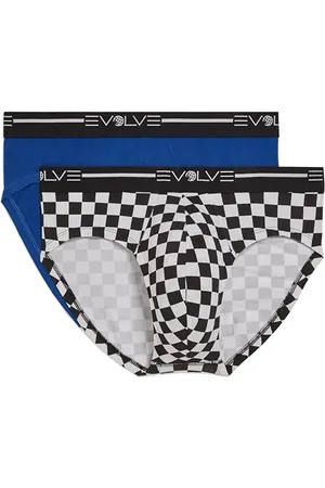 Evolve Herren Cotton Stretch No Show Unterwäsche Multipack Slip, , Large