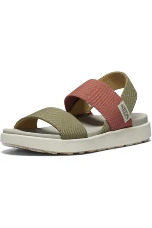 Keen Damen Elle Backstrap Keilsandale, Martini Olive/Baked Clay, 36 EU