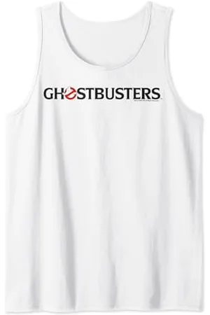 Ghostbusters S Simple Text Logo Tank Top